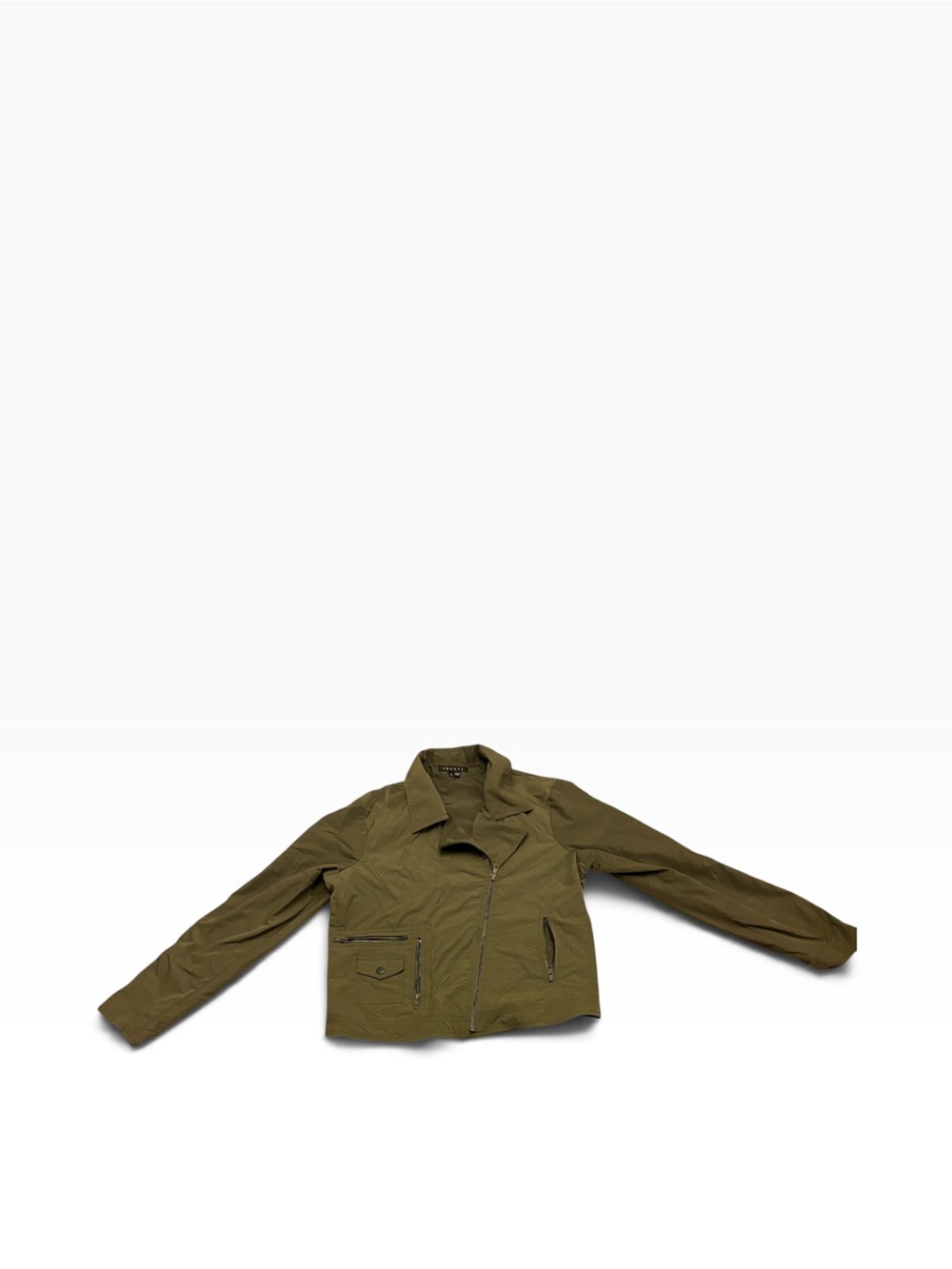 Women’s  Olive Green  Moto Jacket